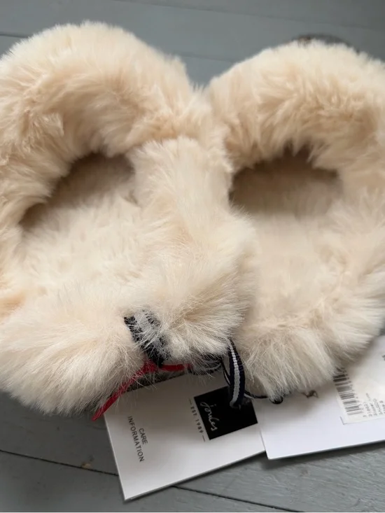 NWT Joules Luxe Slip On Sausage Dog Slippers S 5/6 - Picture 3 of 8